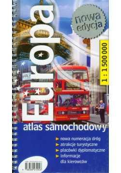 Europa atlas samochodowy 1:1 500 000