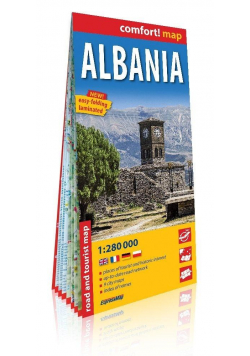 Comfort!map Albania 1:280 000 w.2019 mapa