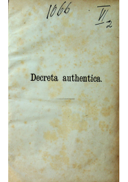 Decreta Authentica
