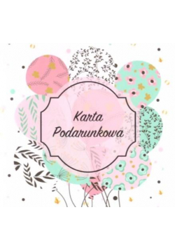 Etui karta podarunkowa - balony