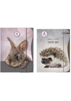 Teczka z gumką A4 The Sweet Pets mix
