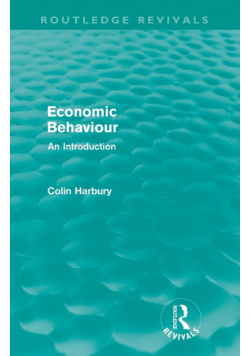 Economic Behaviour (Routledge Revivals)