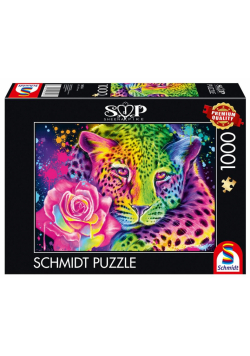 Puzzle 1000 Sheena Pike Kolorowy lampart