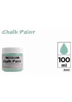 Farba kredowa 100ml zielona Alaska (6szt)
