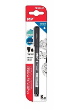 Marker precyzyjny kaligraficzny 0,6mm czarny