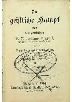 Der geiffliche kampf 1894 r.
