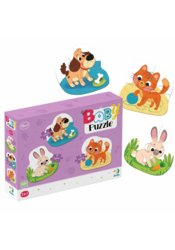 Puzzle 3w1 Zwierzaki