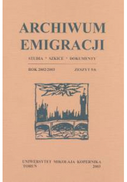 Archichiwum Emigracji t.5