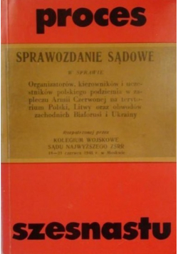 Proces szesnastu reprint z 1945 r.