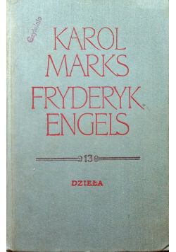 Marks i Engels dzieła tom 13 Styczeń 1859 Luty 1860