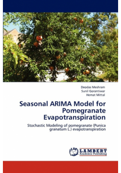 Seasonal ARIMA Model for Pomegranate Evapotranspiration