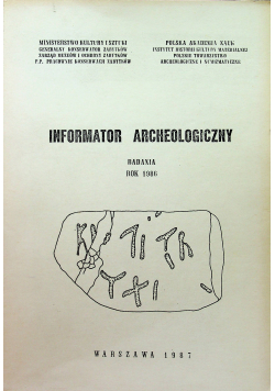 Informator Archeologiczny badania 1986