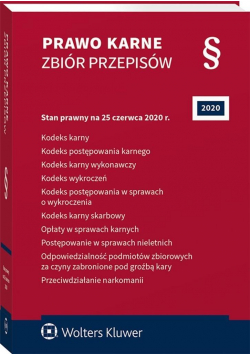 Kodeks karny. Kodeks postępowania karnego