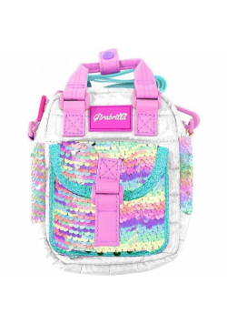 Torebka na ramię puffer tęcza
