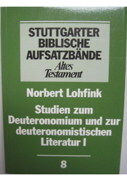 Stuttgarter biblische aufsatzbände Altes Testament 8