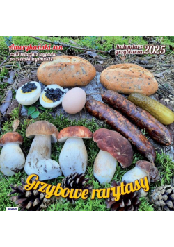 Kalendarz 2025 albumowy duży Poradnik grzybiarza KAD-6