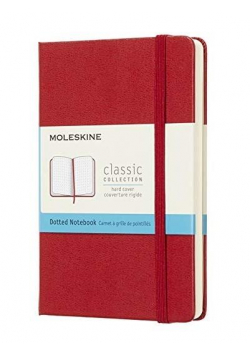 Notes Classic 9x14 tw. kropki czerwony