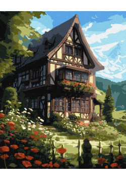 Malowanie po numerach - Baśń w górach 40x50cm