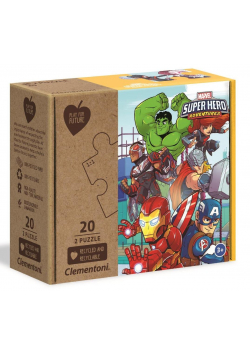 Puzzle 2x20 Play For Future Marvel Superhero