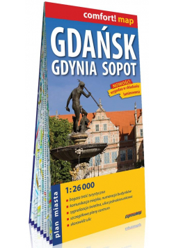 Comfort! map Gdańsk, Gdynia, Sopot plan miasta