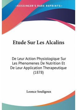 Etude Sur Les Alcalins