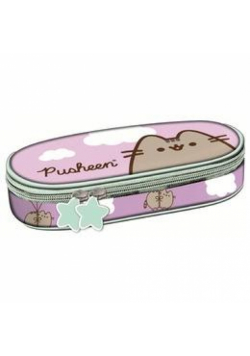 Piórnik saszetka z wewnętrzną klapką Pusheen viol