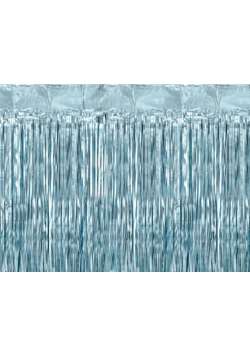 Kurtyna party niebieski 100x200cm