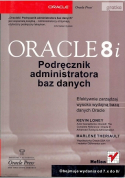 Oracle 8 i. Podręcznik administratora bez danych