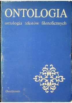 Ontologia antologia tekstów filozoficznych