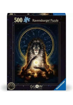 Puzzle 500 świecące - Lew