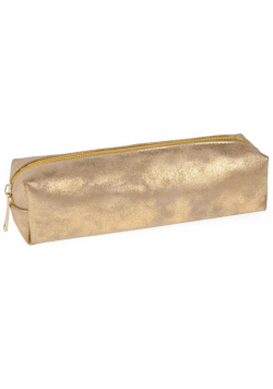 Piórnik tuba Golden złoto