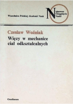 Więzy w mechanice ciał odkształcalnych