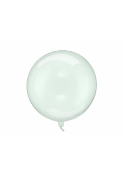 Balon Kula transparentny zielony 40cm