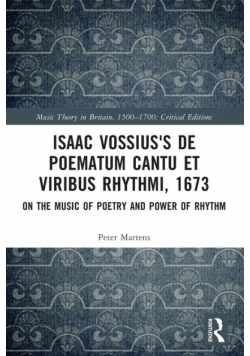 Isaac Vossius's De poematum cantu et viribus rhythmi, 1673