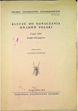 Klucze do oznaczania owadów Polski część XIV