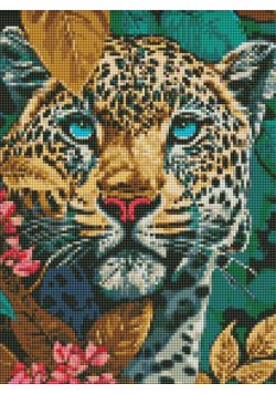 Diamentowa mozaika - Niebezpieczna bestia 30x40cm