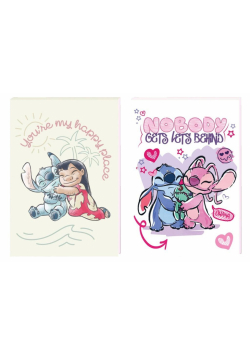 Notes A6/30K z poddrukiem Stitch (12szt)
