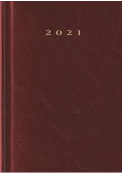 Terminarz 2021 B7 Madrid bordowy