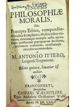 Philosophiae moralis 1670r
