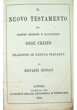 Nuovo Testamento 1866 r.