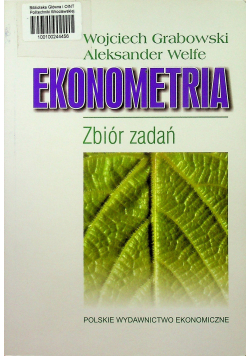 Ekonometria Zbiór zadań