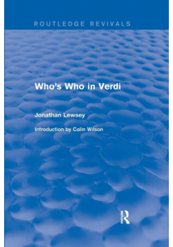 Who's Who in Verdi