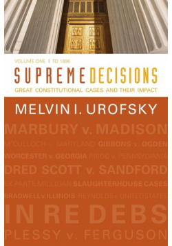 Supreme Decisions, Volume 1