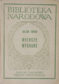 Tuwim Wiersze wybrane