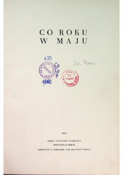 Co roku w maju