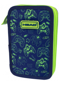 Piórnik podwójny bez wyp. AC2 Gamer Head ASTRA