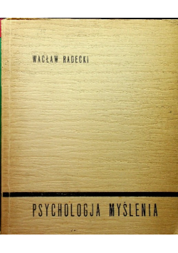 Psychologia Myślenia 1919 r.