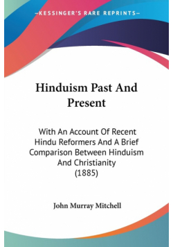 Hinduism Past And Present
