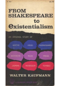 From Shakespeare to Existentialism