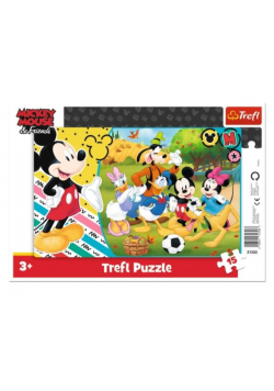Puzzle ramkowe 15 Mickey na wsi TREFL